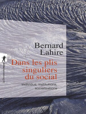 cover image of Dans les plis singuliers du social